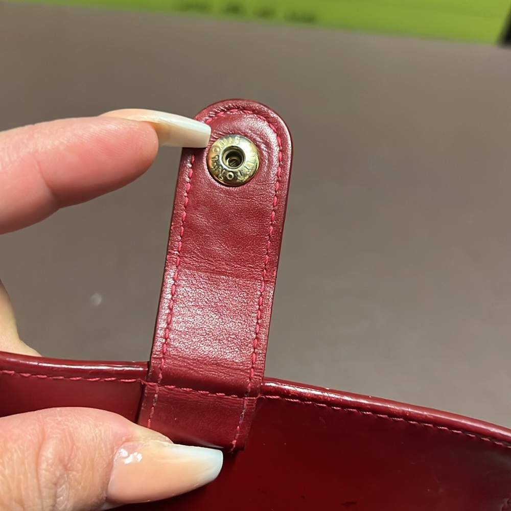 Louis Vuitton monogram Vernis red agenda/ passport/ CC. holders whit box - Picture 13 of 17